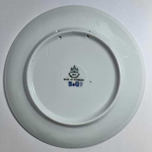 Antique 1914 CHRISTMAS PLATE / Bing & Grondahl / AMALIENBORG PALACE / Copenhagen - Picture 4 of 7